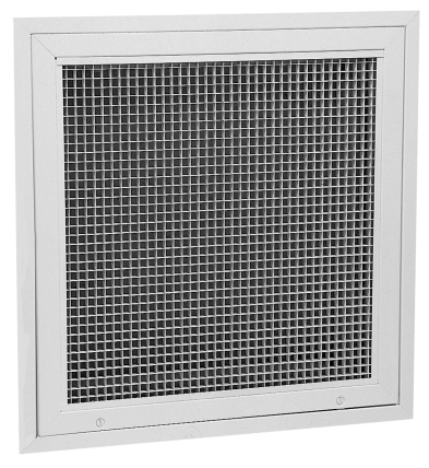 4205FF — Eggcrate Return Filter Grille Plenum-Backed, T-Bar Lay-In Product Image