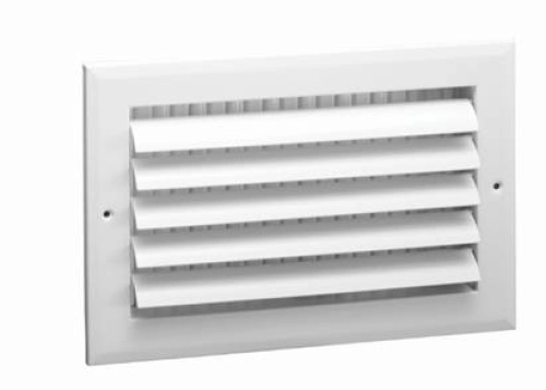 AL271 — Adjustable One-Way, Curved Blade Sidewall Register with Multi-Louver Damper Product Image